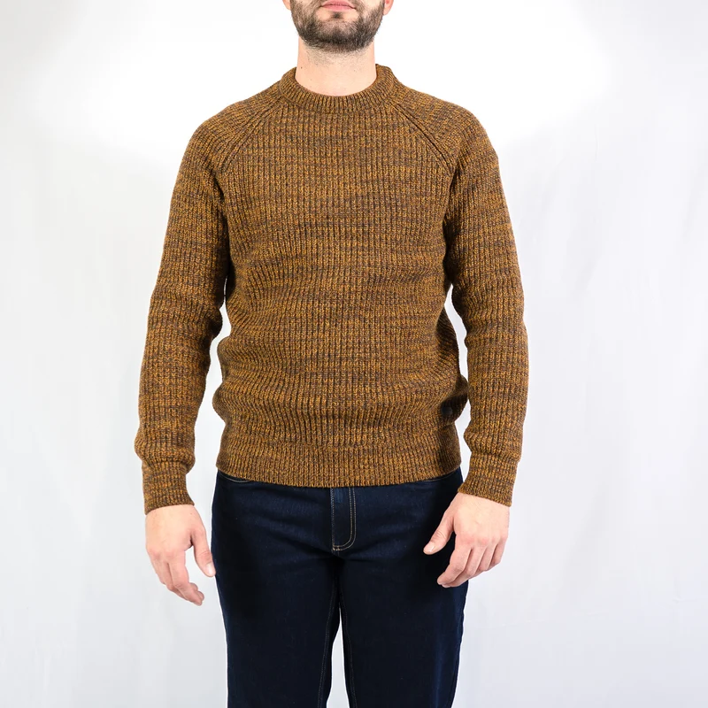 Horseford crew neck jumper - copper