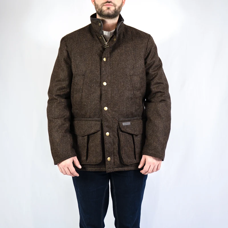 Hereford tweed wool - brown