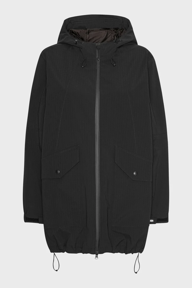 Korte winterjas THERMAL09 | Black Beauty