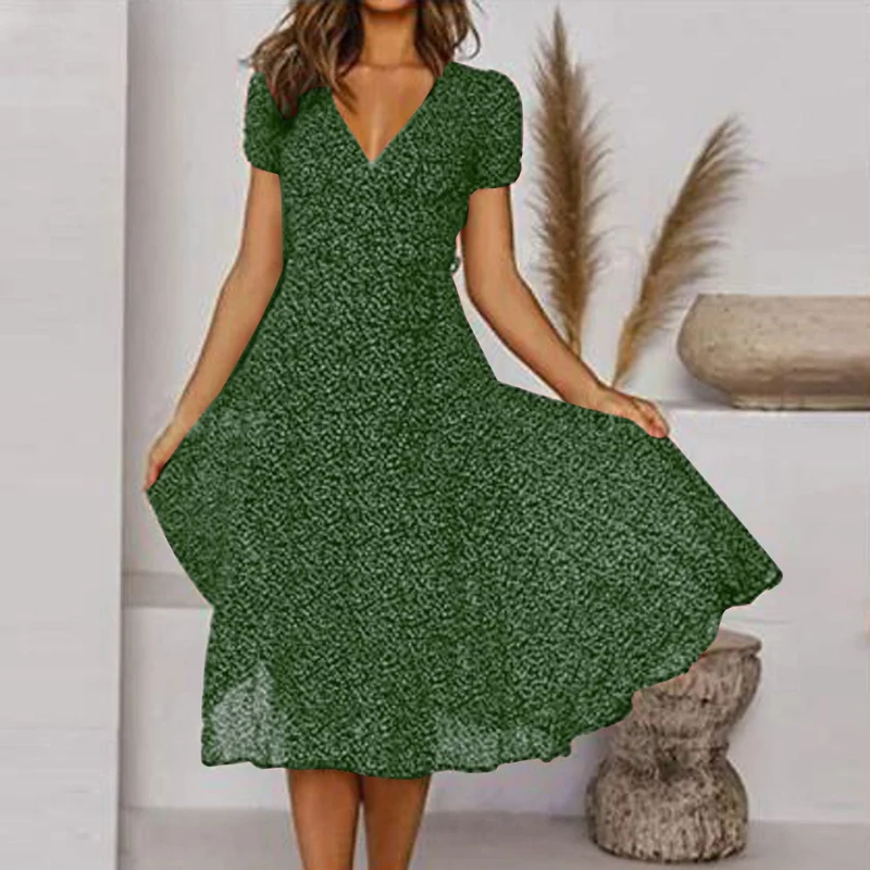 Zomerjurk met V-hals
