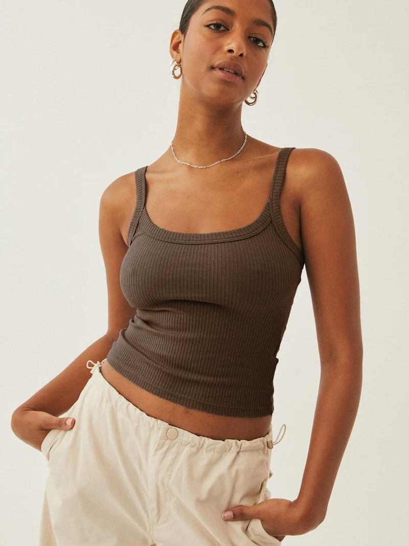 Philine | Mouwloze Crop-Camisole voor Vrouwen