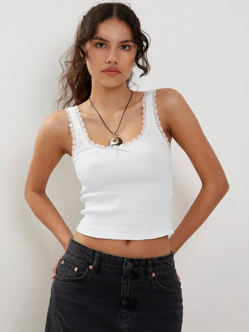 Romina | Geribbeld Tanktop voor Dames