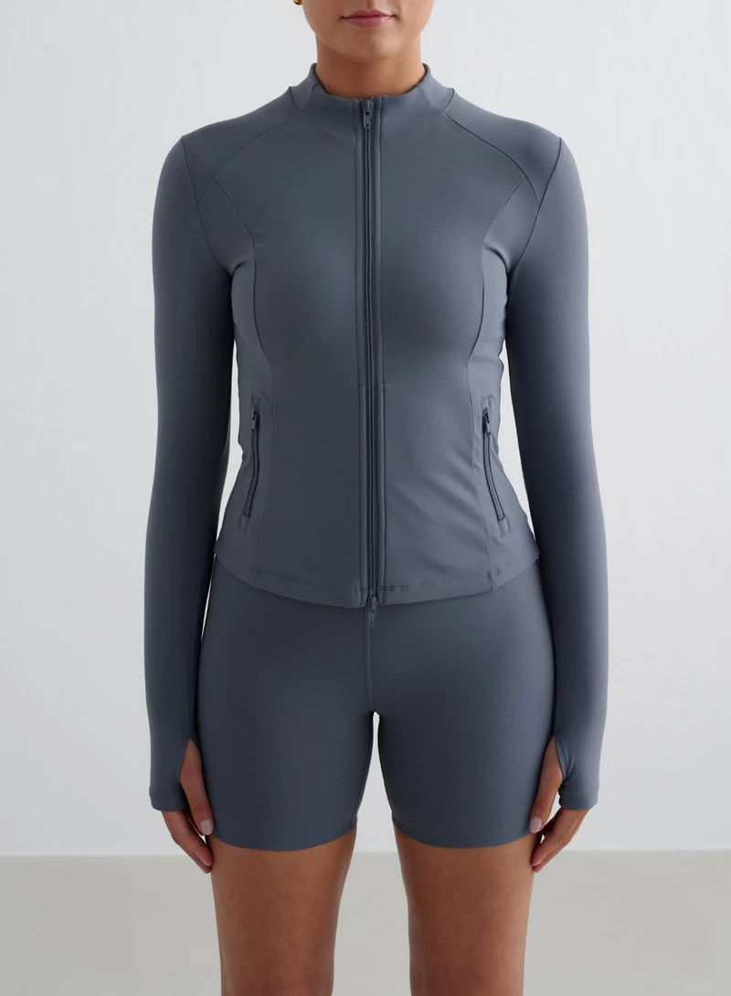 Storm Blue Sense Zip Jacket
