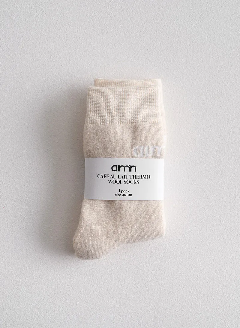 Café Au Lait Thermo Wool Sock