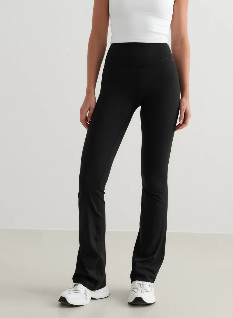 Black Sense Flare Tights
