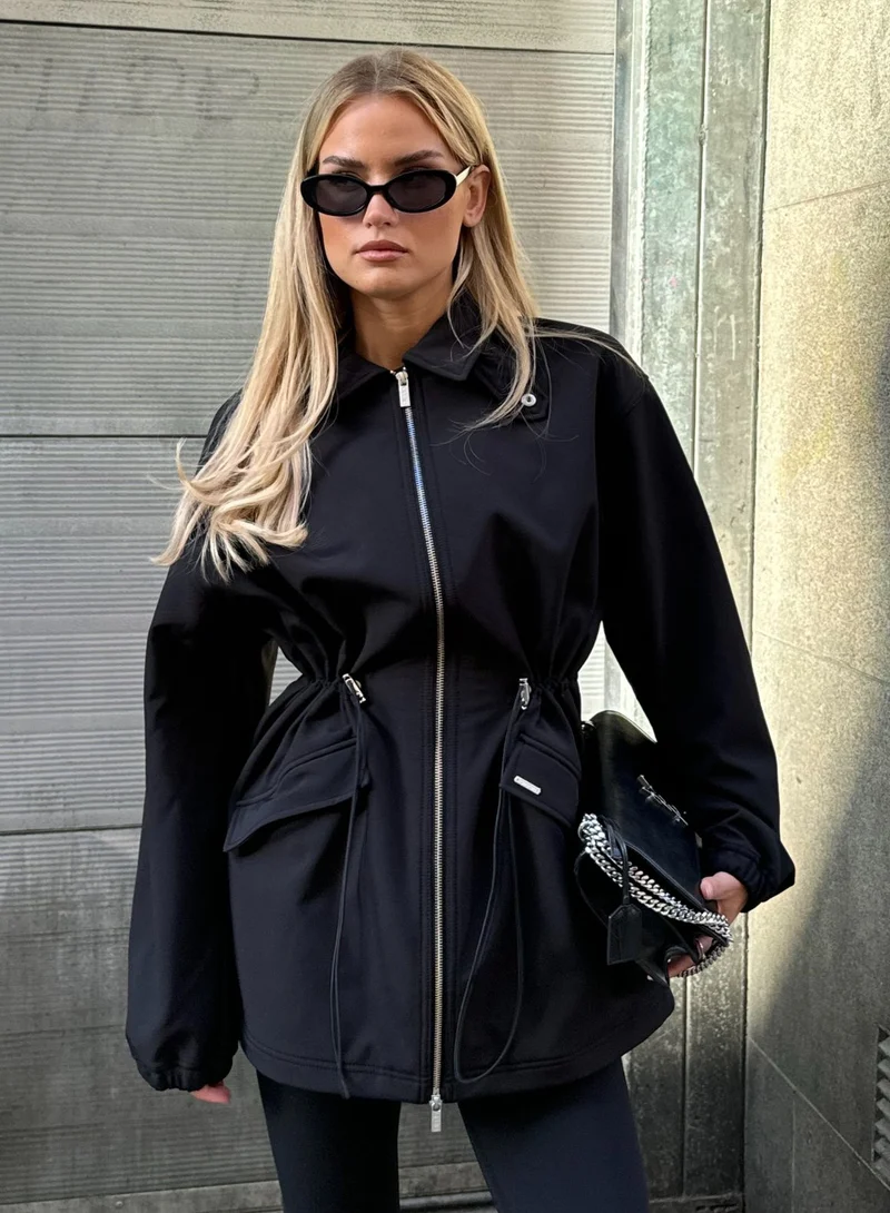 Black Softshell Jacket