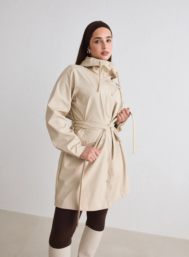 Café Au Lait Rain Jacket