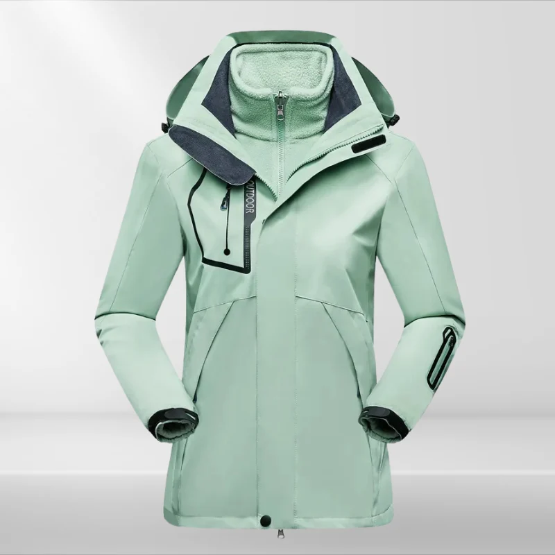 Dames 3-in-1 Outdoorjas - Veelzijdig en Weerbestendig