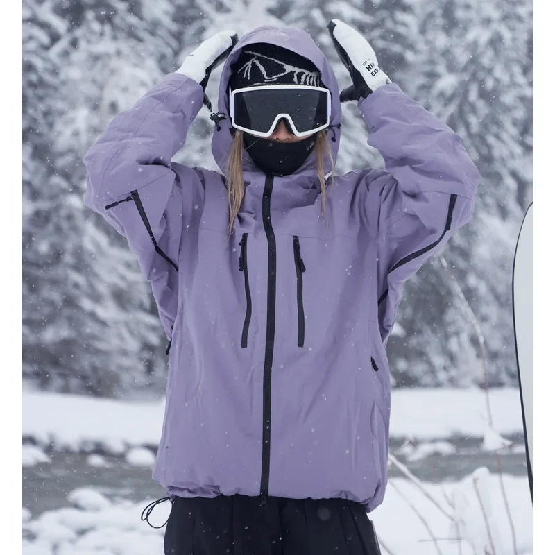 Winterjas – Waterdicht – Verstelbare capuchon – Voor skiën en snowboarden