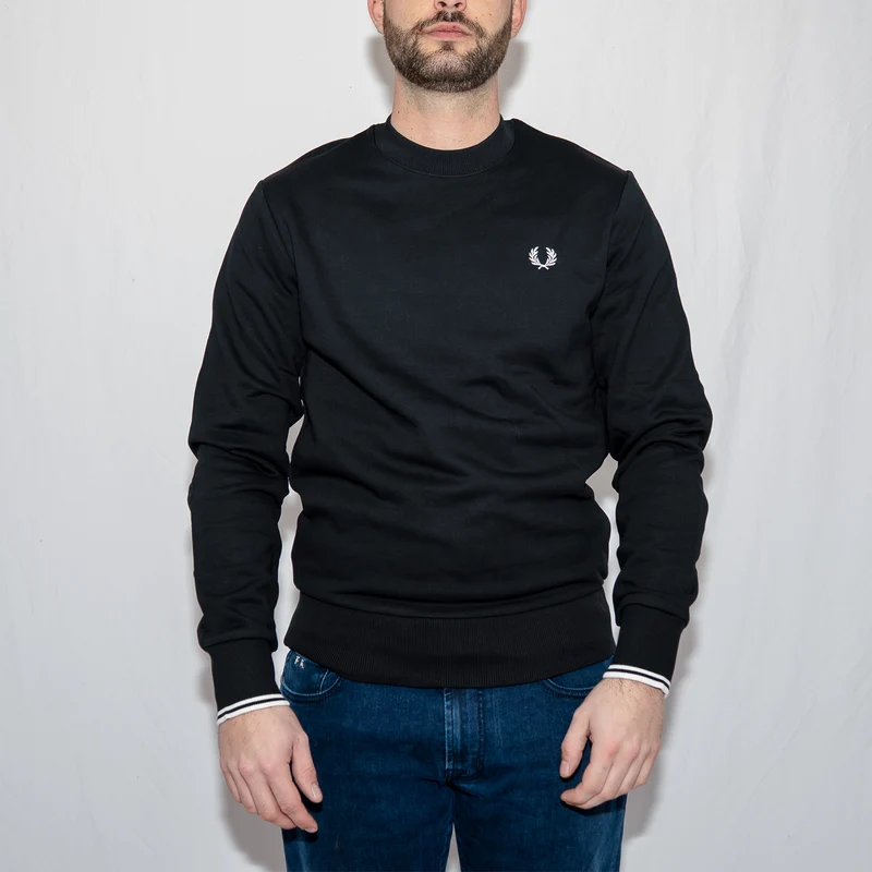 Crew neck sweatshirt - black