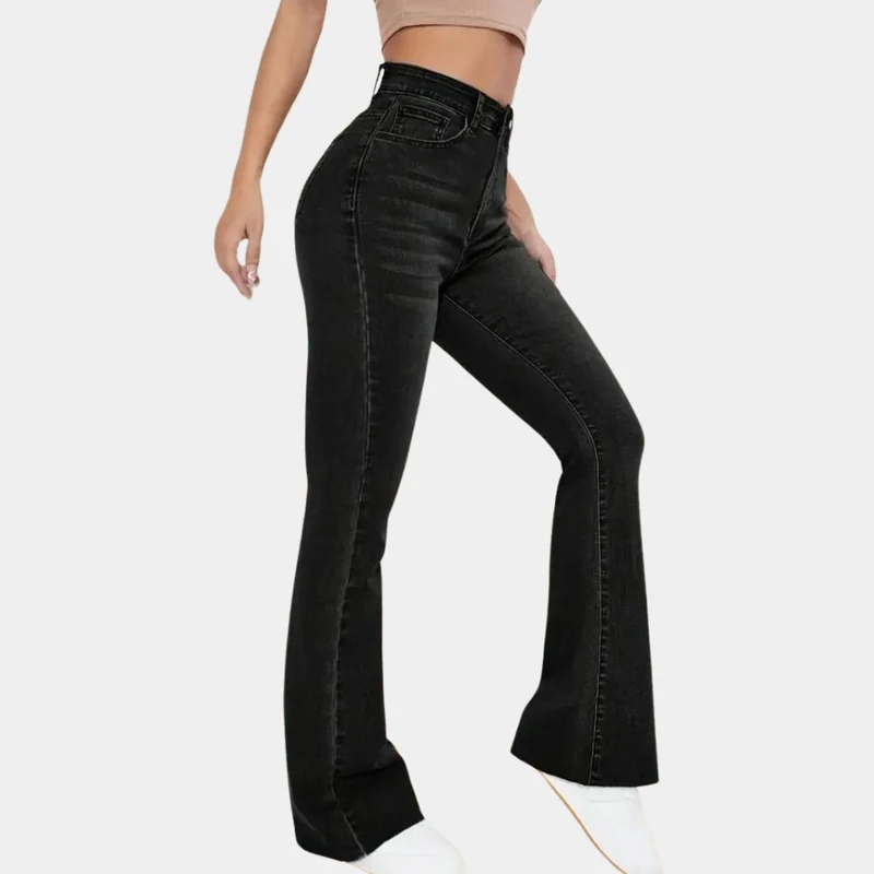 Maddison™ Dames Zwarte Flared Jeans