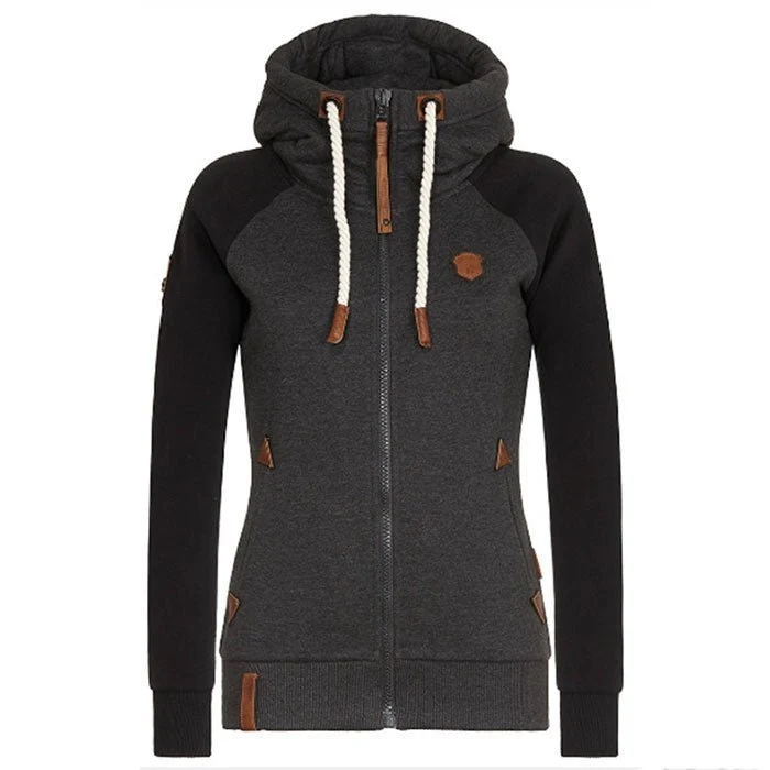 Hoodie Dames – Gebreide Kraag – Zachte stof – Voor casual outfits