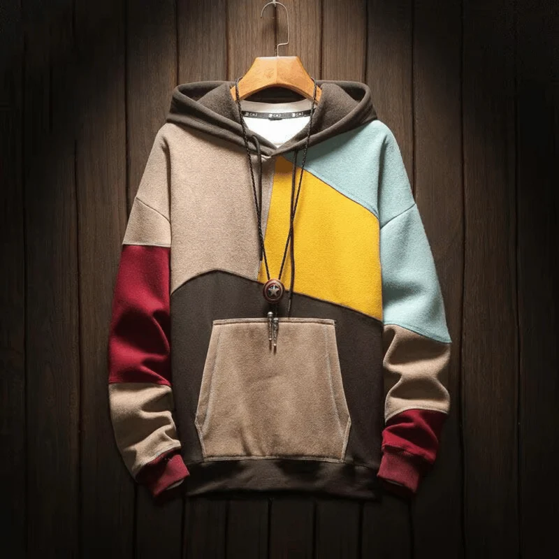 Hoodie Dames – Geometrische Print – Zachte stof – Voor casual outfits en comfort