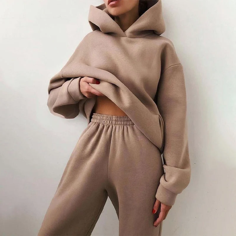 Hoodie Set – Zachte stof – Comfortabel – Voor dagelijks gebruik en ontspanning