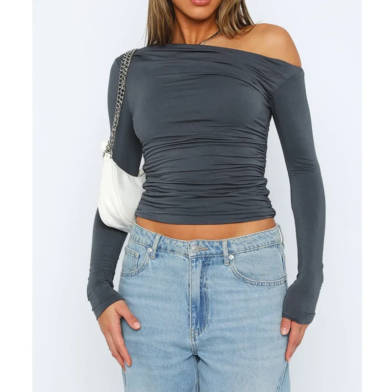 Käthe | Stijlvol Twisted Langsleeve Top voor Vrouwen