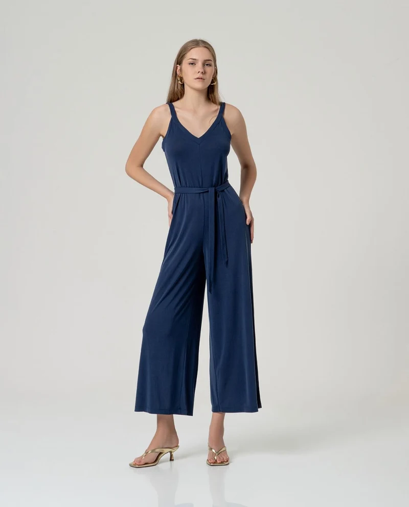 Surkana Strap Jumpsuit Navy blue