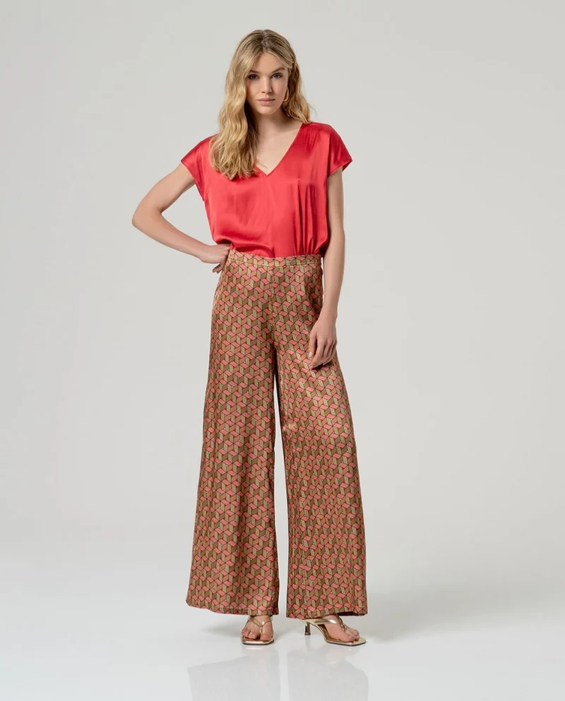 Surkana Positional Print Pants Multi
