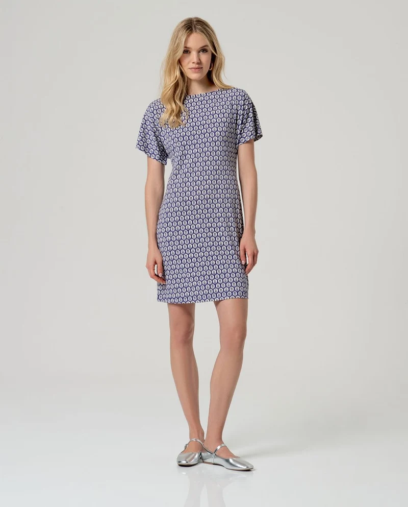 Surkana Short Dress Blue