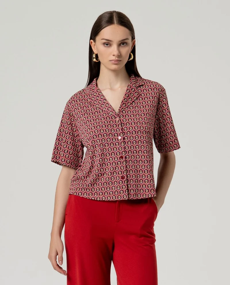 Surkana 3/4 Sleeve Shirt Tile