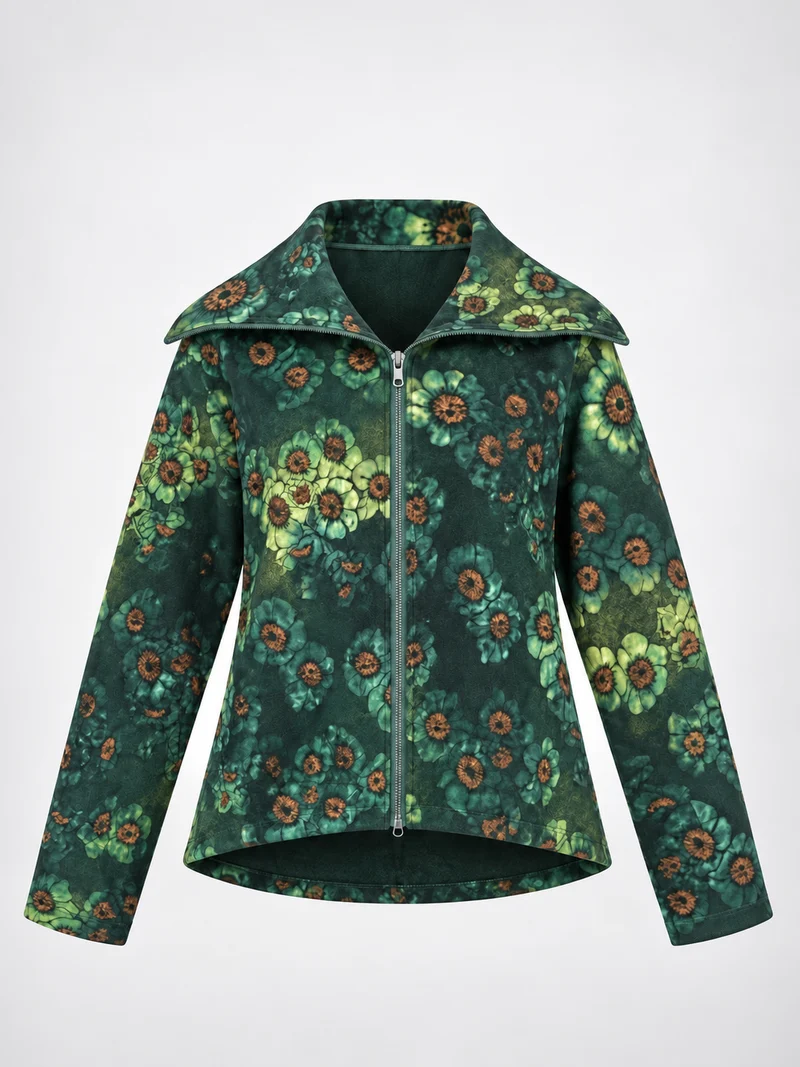 HeArt - Ibu vest met rits ABF - Green D07