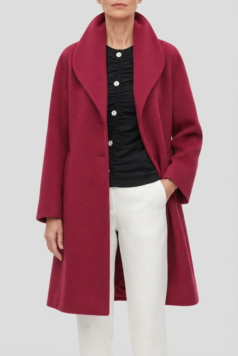 Trenchcoat Dames | Sjaalkraag & Knoopsluiting