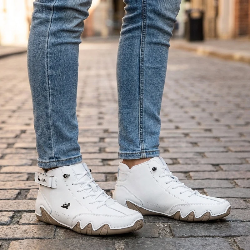 Unisex Barefoot Wandelschoenen van Echt Leer