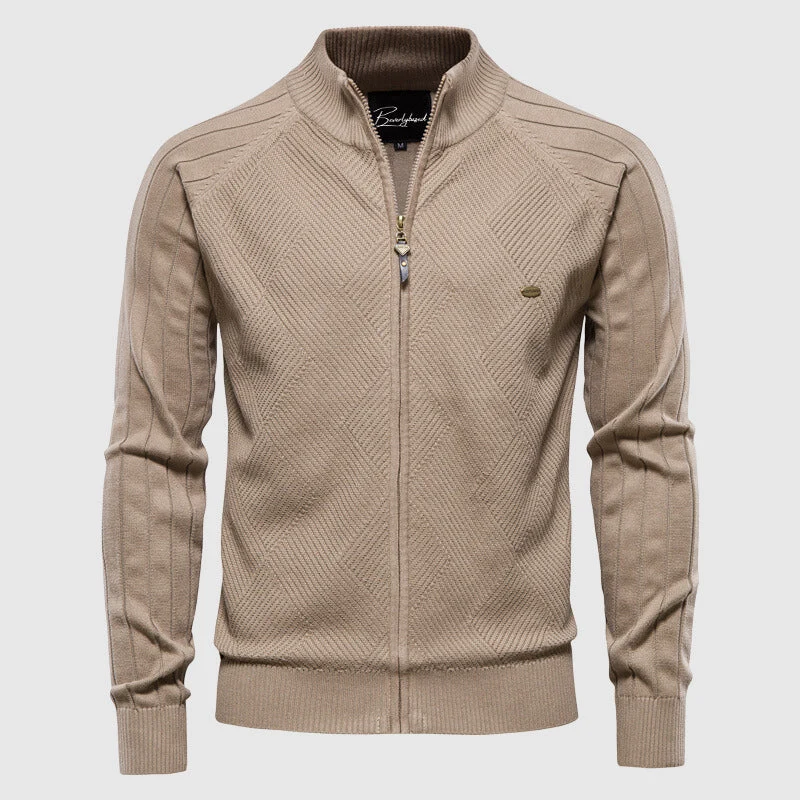 Heren Comfortabel Vest met Rits