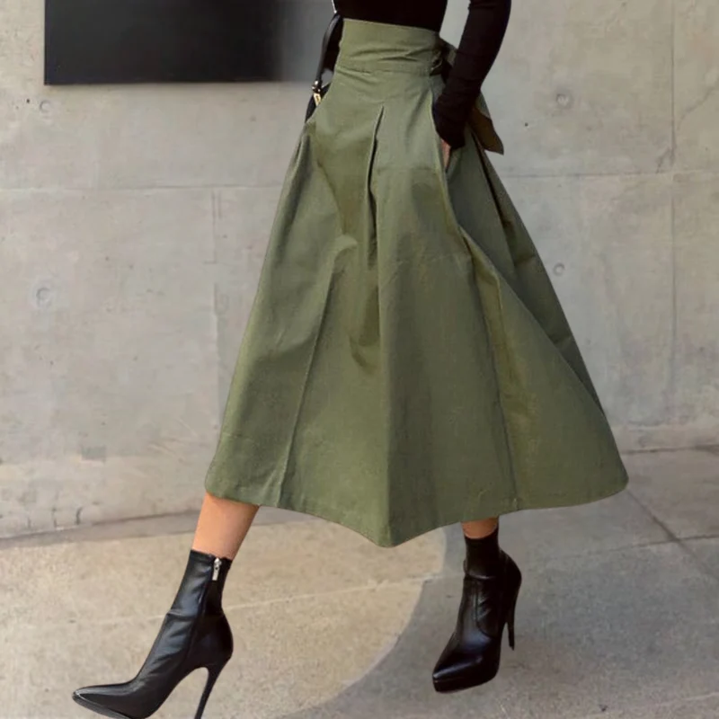 Dames Chique Hoge Taille Rok - Perfect voor Elke Gelegenheid