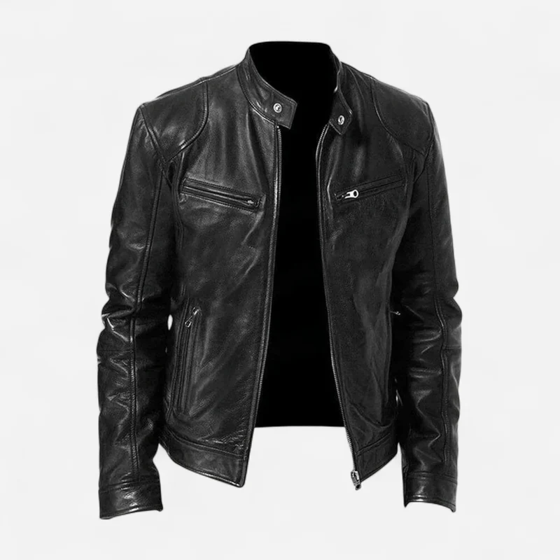 Heren Tijdloze Leren Jas – Casual Elegant & Veelzijdig