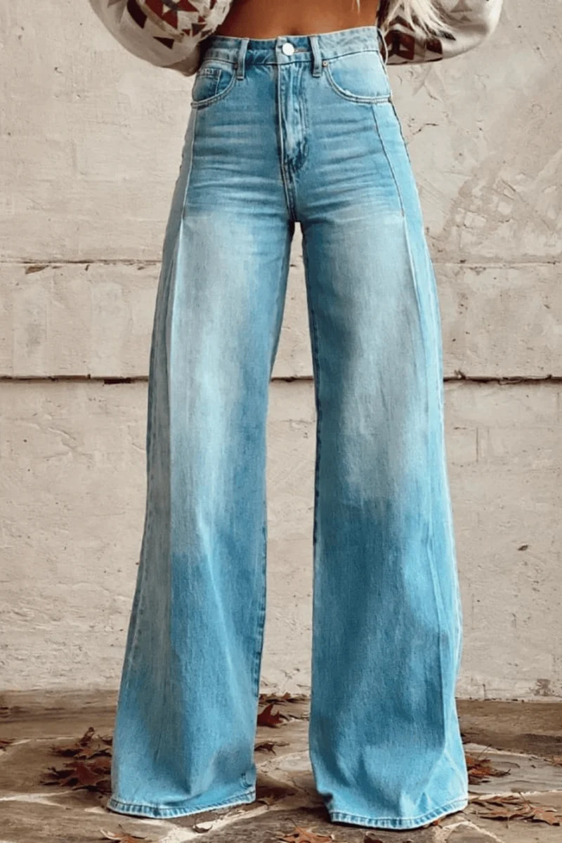 Philou | Wijde Broek Vintage Broek voor Dames