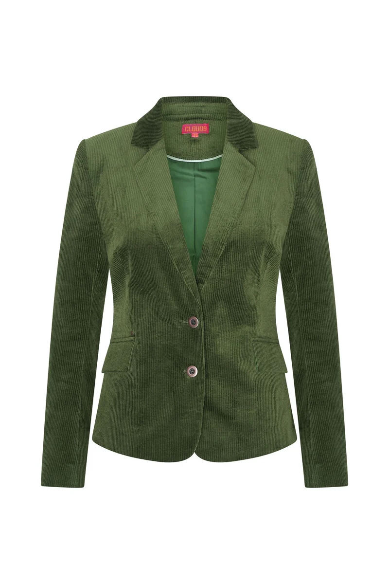 Zilch Sara short blazer Dark Green