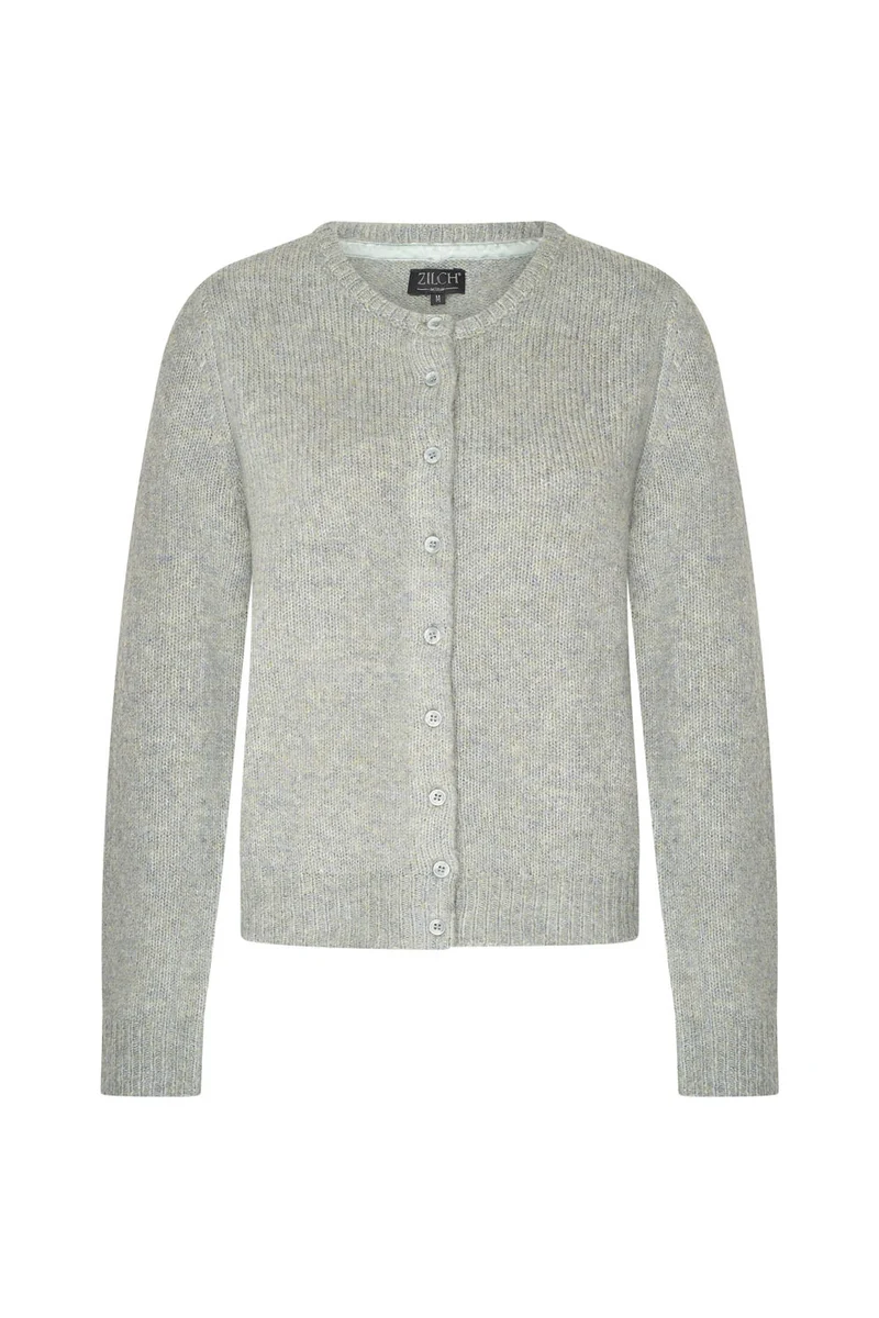Zilch Cardigan Round Neck Sage