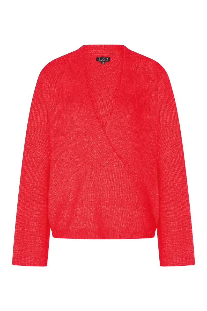 Zilch sweater V neck Tomato