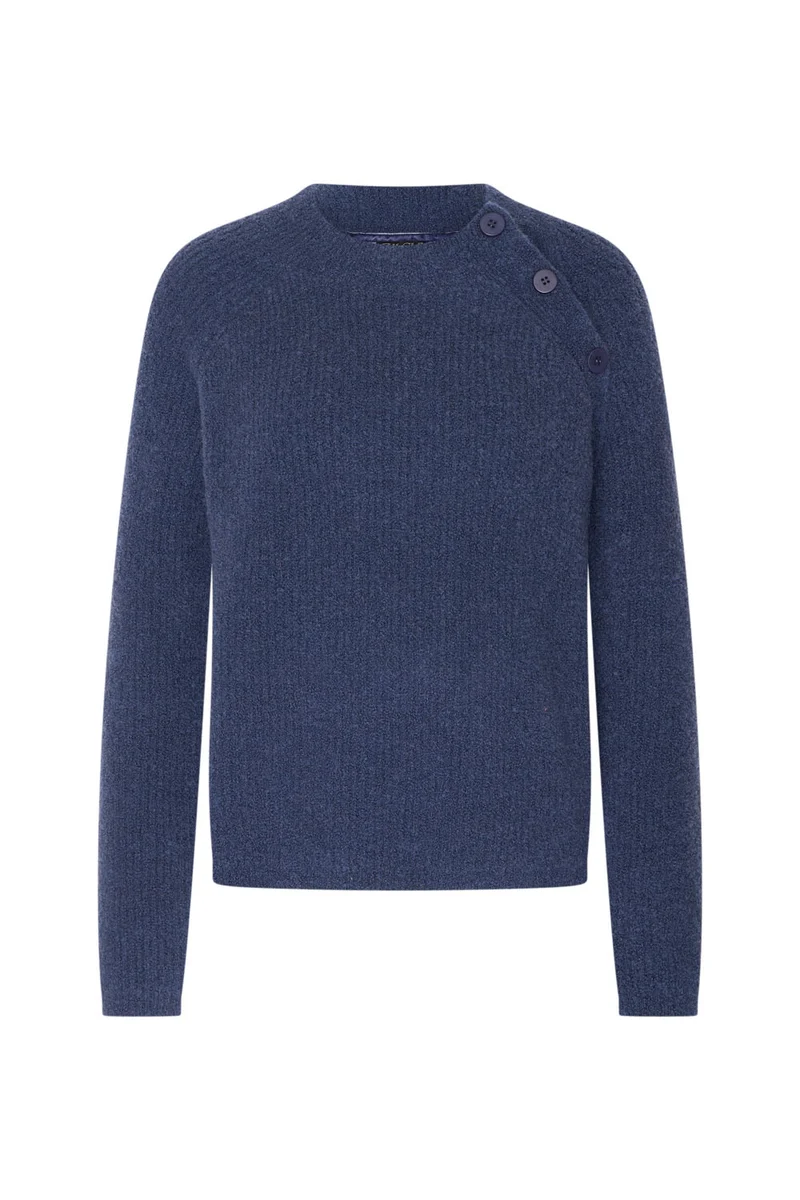 Zilch sweater buttons Navy