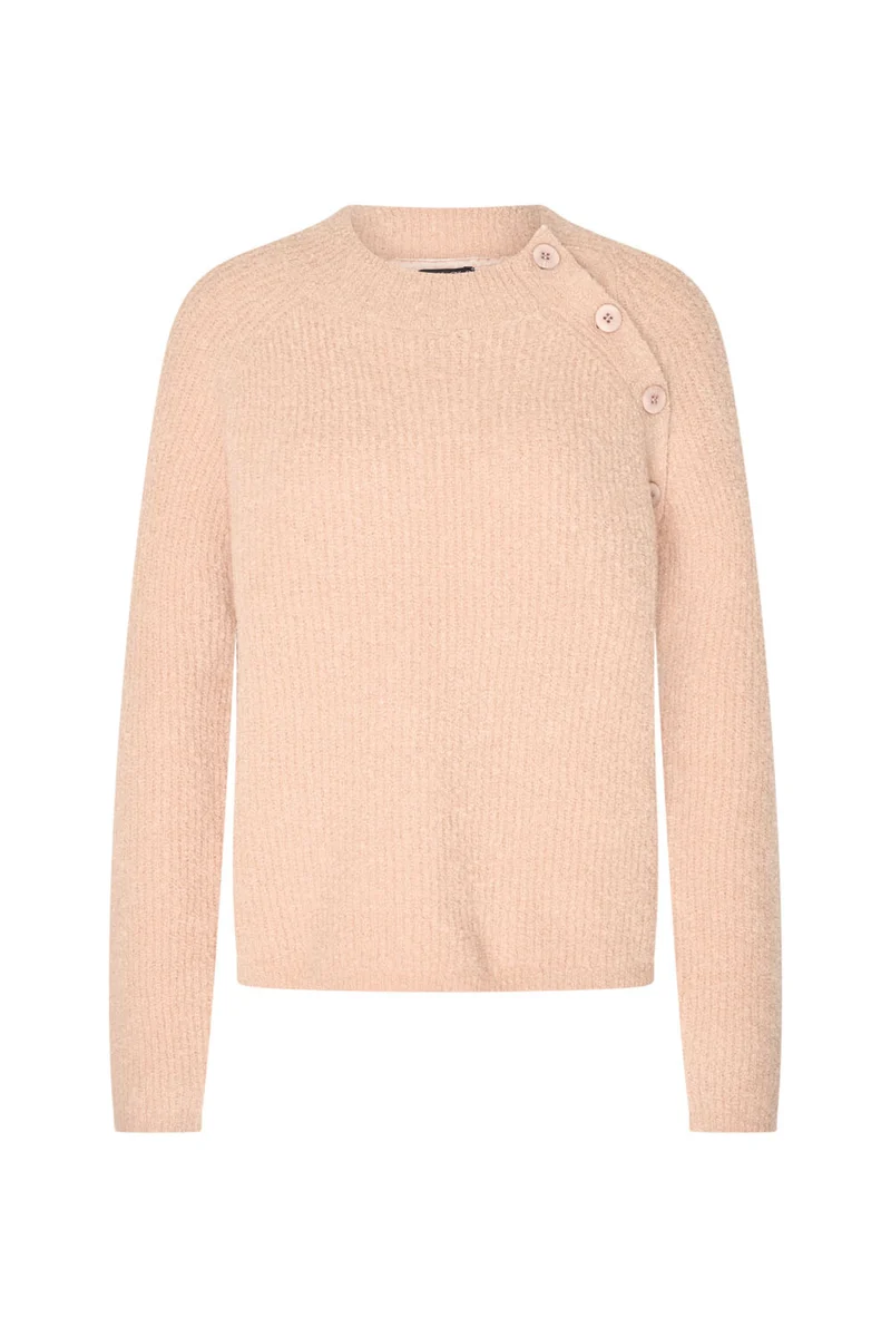 Zilch sweater buttons Rose Quartz