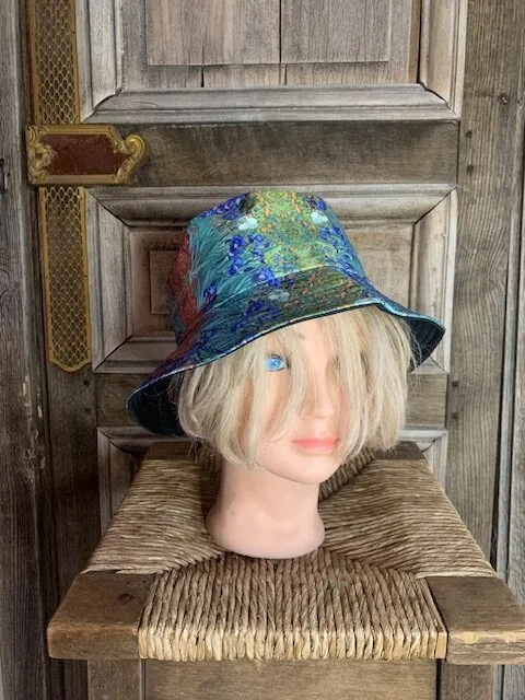 BB Style - Bucket hat Kunstmotiefi & zwart