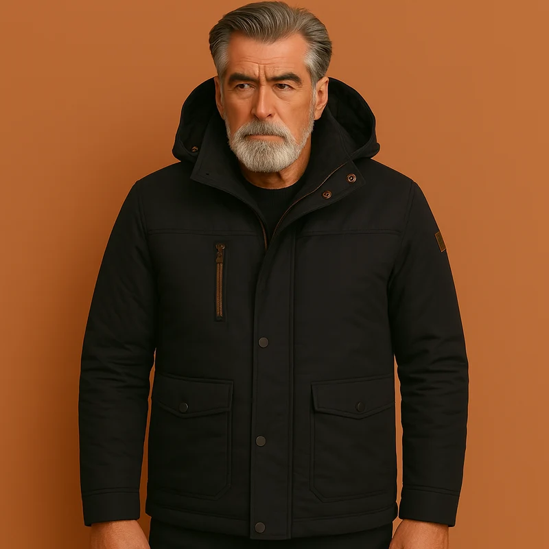 Heren Warme Winterparka – Stijlvol & Comfortabel voor Koude Dagen