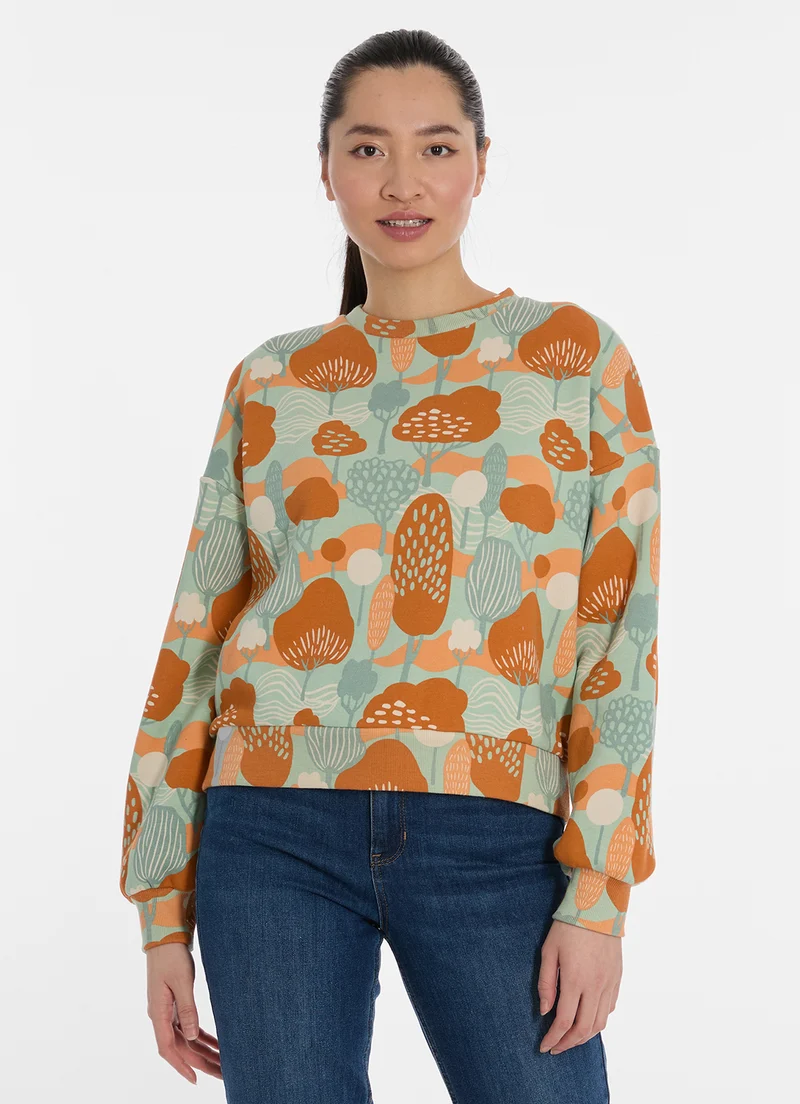 Ragwear wuss print Sweatshirt mint