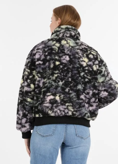 Ragwear tillie print Jacket dark combo