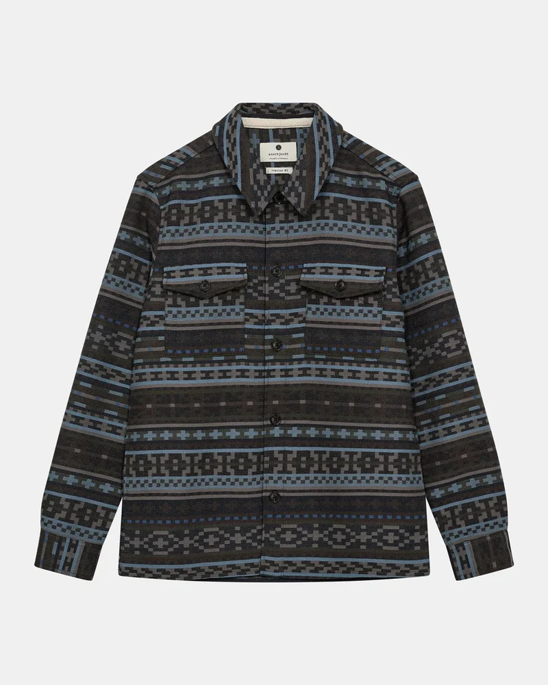Anerkjendt AKOSCAR INKA OVERSHIRT Sky Captain