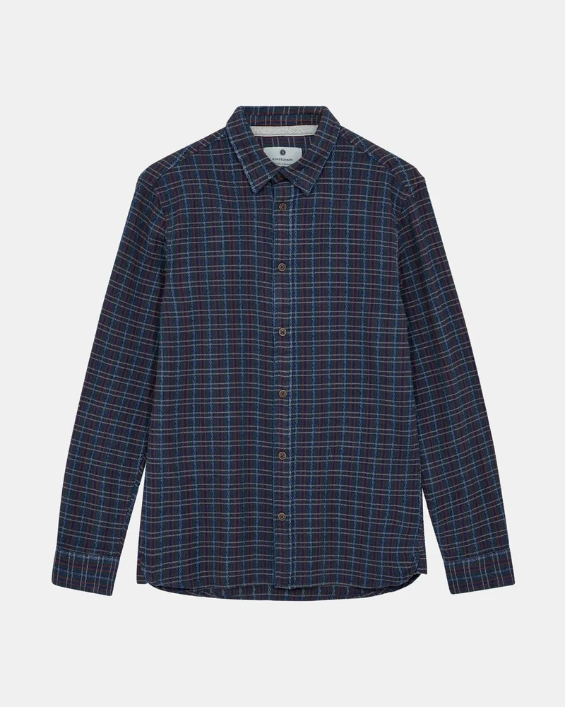Anerkjendt AKLEIF INDIGO SHIRT Forest night