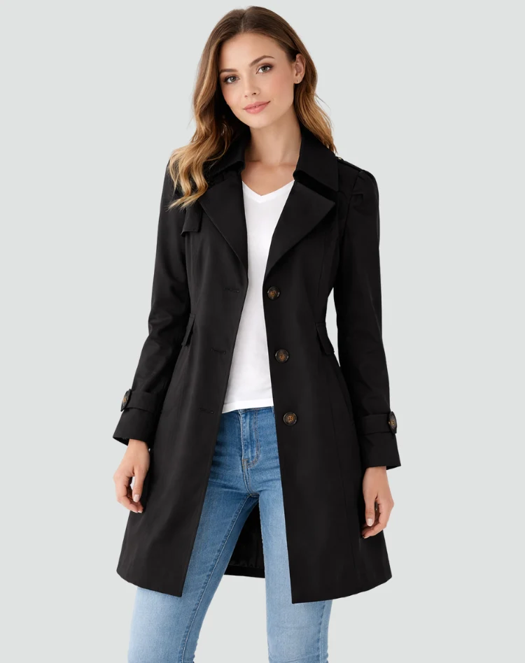 Maeve | Klassieke Trenchcoat voor Dames
