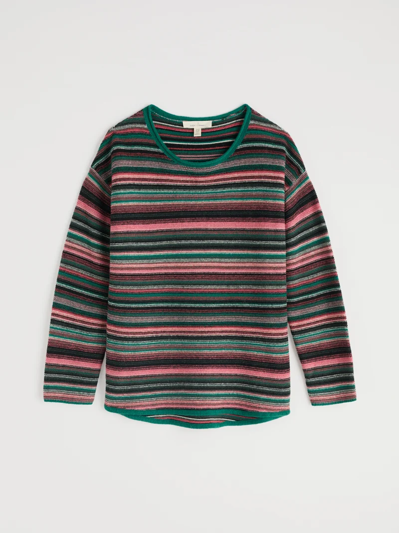 Seasalt Cornwall Fruity Jumper II Ripple Marks Squash Multi