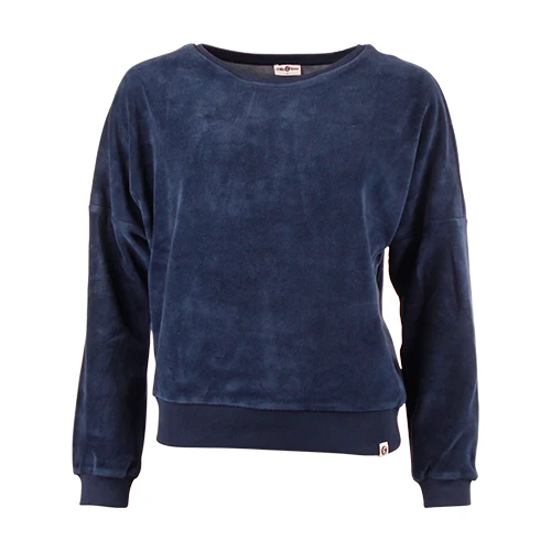 Chills and Fever sweater lima velvet dress blues