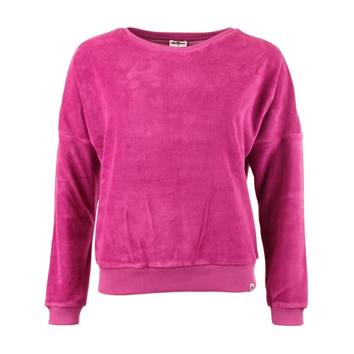 Chills and Fever sweater lima velvet purple wine