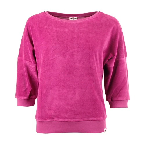 Chills and Fever shirt sweater sybille velvet purple wine