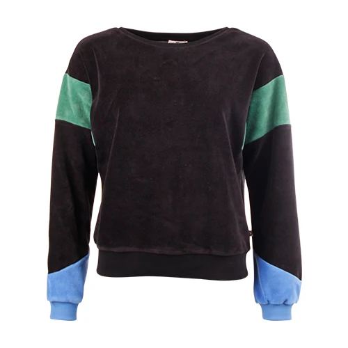 Chills and Fever shirt sweater onaya velvet jet black