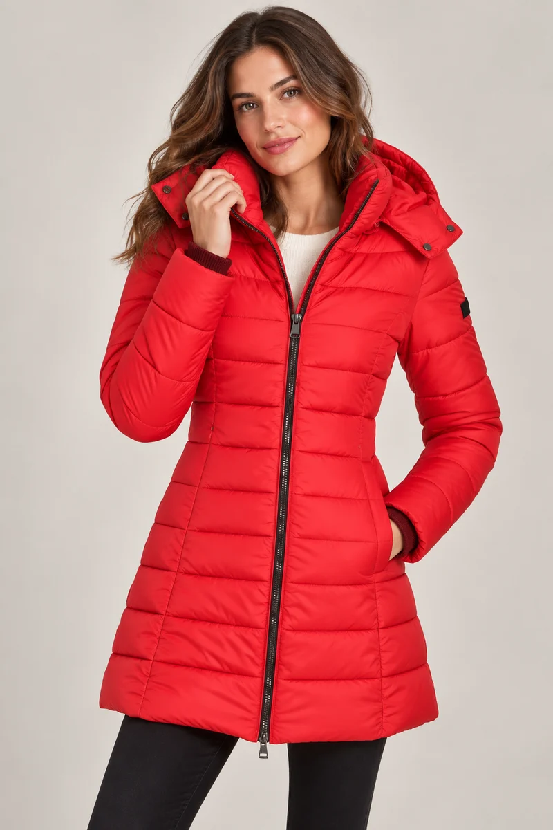 Dames Winterjas | Gewatteerde Puffer & Capuchon