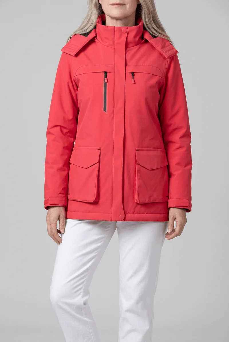 Dames Winterjas | Hoge Kraag & Afneembare Capuchon