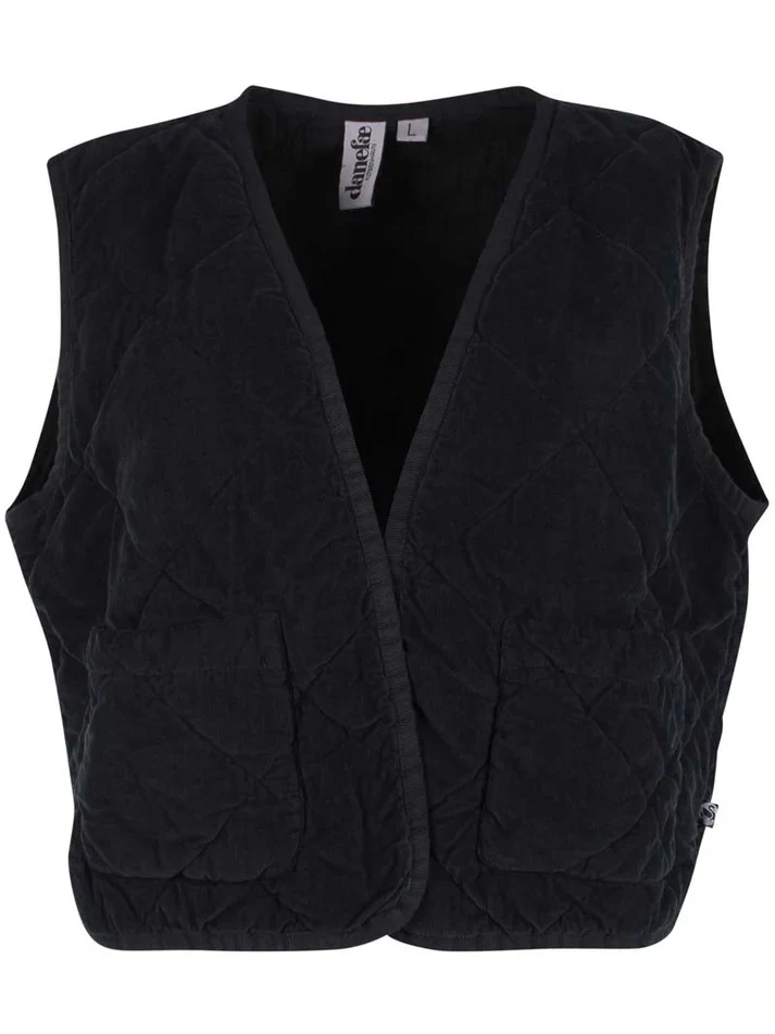 Danefae danefunt cord vest black